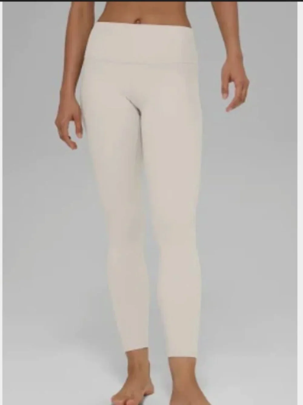 Alo Yoga HIGH-WAIST AIRBRUSH LEGGING - IVORY Size M NWOT